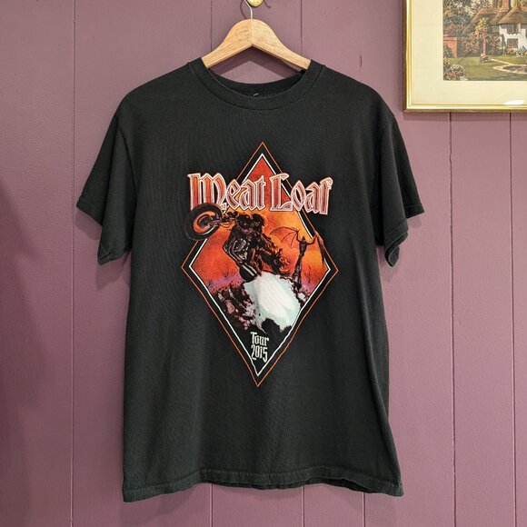 Meat Loaf 2015 Bat Out of Hell Tour Concert T-shirt Men's Small Medium - Picture 1 of 4